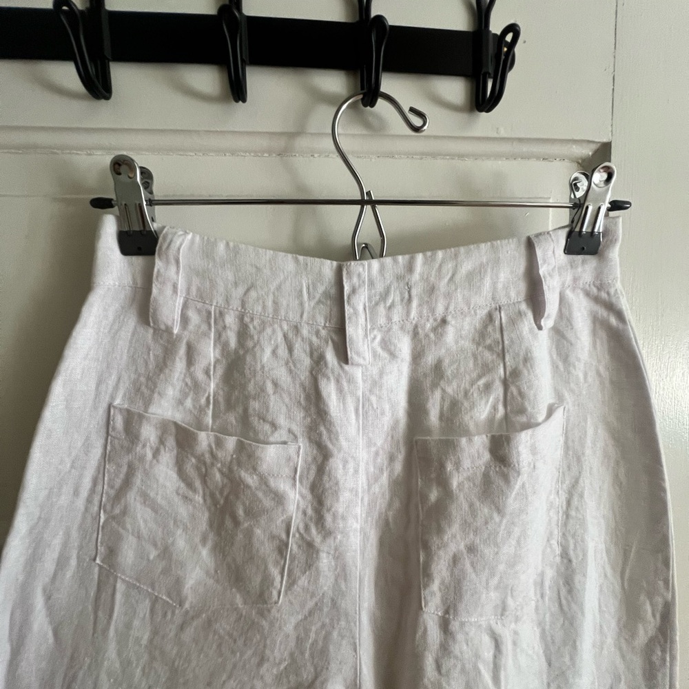 Faithful the Brand 100% Linen Rose Wide Leg Pant size S like new. - Picture 5 of 5